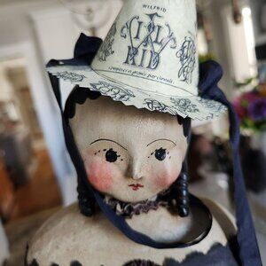 Nicol Sayre Handcrafted Folk Art Doll (witch)